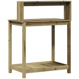  Miza za sajenje s policami 82,5x50x109,5 cm impreg. borovina | Shoptok.si