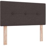  Krevet s podnicom s madracem i LED svjetlom Tamnosmeđi 90x190 cm Tkanina | shoptok.hr