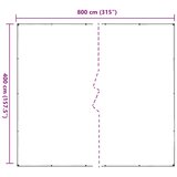  Prozirna cerada s ušicama 4x8 m PVC | shoptok.hr