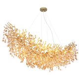 Globo 64138H4G - Luster na sajli QUEENA 16xE14/40W/230V zlatna | Eponuda.com