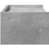 vidaXL Stojalo za ekran betonsko sivo 42x24x16 cm iverna plošča | Shoptok.si