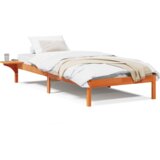  Konstrukcija postelje Voskast rjav 90 x 190 cm, (5000127536) | Shoptok.si