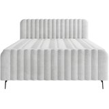 MID.YOU POSTELJA Z VZMETNICO 160 cm x 200 cm , les, tekstil, leseni material svetlo siva | Shoptok.si