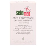 Sebamed sensitive skin face & body wash čistilna emulzija za obraz in telo za občutljivo kožo 200 ml Cene