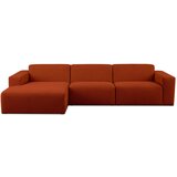 Scandic Ciglasta kutna garnitura od bouclé tkanine (s lijevim kutom) Roxy – | shoptok.hr