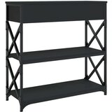 Konzolni stol crni 75 x 28 x 75 cm od konstruiranog drva | shoptok.hr