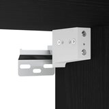  Zidni TV ormar set Zidne 2 pcs Crni hrast 80 x 34,5 x 40 cm | shoptok.hr
