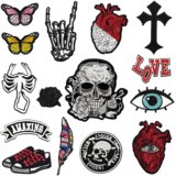INF Obliž za likanje za popravilo zaplat na tkanini za oblačila Punk serija, (21781371) | Shoptok.si