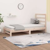  Izvlečna dnevna postelja 2x(90x190) cm trdna borovina, (20725025) | Shoptok.si