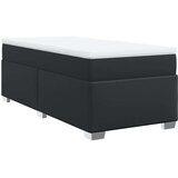  Krevet s oprugama i madracem crni 90 x 200 cm od umjetne kože | shoptok.hr