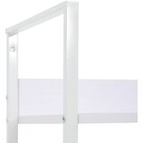 Police za knjige s 3 razine bijele 60 x 27,6 x 90,5 cm drvene | shoptok.hr