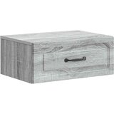  Noćni ormarić za montažu na zid Siva sonoma 49 x 34,5 x 20 cm | shoptok.hr