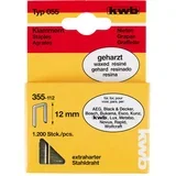 Sponke\, 6\,1 mm x 15 mm\, ozko hrbtišče\, jeklo\, 1000 kos. 355115 žeblji za žebljalnike, (21507857)