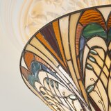 Endon 111905 - Prislonjena plafonska svetiljka Tiffany HECTOR 3xE27/10W/230V Ø 40 cm | Eponuda.com