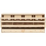  Gnijezdo za nesilice s 4 odjeljka 106x40x45 cm masivna borovina | shoptok.hr