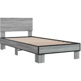  Okvir za krevet boja hrasta 75x190 cm konstruirano drvo i metal | shoptok.hr