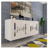 Hanah home komoda seduna white silver u