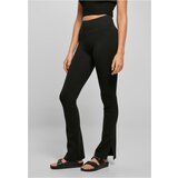 UC Ladies Women's high-waisted leggings with side slit black | Shoptok.si