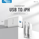  Kućni punjač KONFULON Joko C87 3A sa kablom USB na iPhone Lightning 1m | ePonuda.com