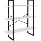 Furnova Knjižna omara bela 100x30x105 cm iverna plošča, (21932811) | Shoptok.si