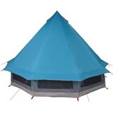 Tipi šator s krovom s pohranom Plava 404 x 370 x 270 cm taft | Eponuda.com