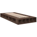  Okvir za krevet smeđi hrast 100 x 200 cm konstruirano drvo | shoptok.hr