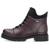 Rieker Gležnarji z vezalkami rdeče vijolična / črna | Shoptok.si