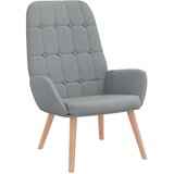  Fotelja za opuštanje svijetlo siva tkanina | shoptok.hr