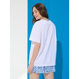 Sinsay Pamučna majica s printom | shoptok.hr