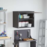  Ormar za zid u garaži Crna 60 x 40 x 53 cm Čelik s prahom | shoptok.hr