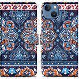 Cadorabo Ohišje, združljiv z Apple - Design Blue Mandala št. 1 - Zaščitni pokrov z magnetnim zapiranjem, funkcijo stojala in režo za kartico, (20603199) Cene
