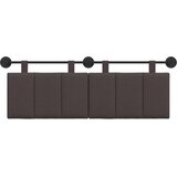  Držeće uzglavlje Zidne Tamno smeđa 150 x 55 x 5 cm tkanina - Tamno smeđa 140 cm bez LED | shoptok.hr