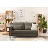 Niels Andersson ZOFA S POSTELJNO FUNKCIJO, rjava, barve bukve les, tekstil | Shoptok.si