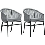  3-dijelni vrtni blagovaonski set sivi | shoptok.hr