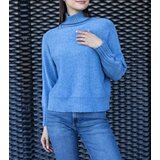  Blue loose-fit turtleneck Lukana | shoptok.hr