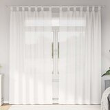 Voile zavjese s petljama 2 kom bijele 140x245 cm | Shoptok.si