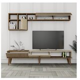 Hanah home tv polica milan walnut travertine | ePonuda.com