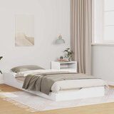  Krevetna konstrukcija Bijelo 90 x 220 cm Čvrsto borovo drvo | shoptok.hr