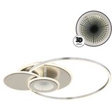 Globo 68278-24 - LED prigušiva plafonska svetiljka BELTRAN LED/24W/230V srebrna+s daljinskim upravljačem | Eponuda.com