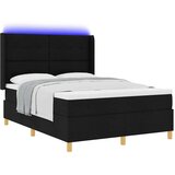 Box Črno vzmetnico z ležiščem in LED osvetlitvijo 140x190 cm, (22049296) | Shoptok.si