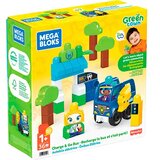 Mega Bloks Fisher-Price: Autobusna stanica Green Town sa igrom izgradnje benzinske postaje - Cijene
