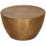  Stolić za kavu od čekićanog aluminija Ø 50 x 30 cm mjedeni | shoptok.hr