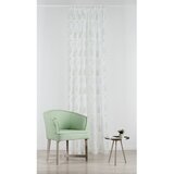 Mendola Fabrics Bela/zelena prosojna zavesa 140x245 cm Caledonia – | Shoptok.si