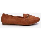 Boto Shiny Women's Loafers With Chain Camel Aredilla | shoptok.hr