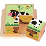 2Kids Toys Wooden Blocks Farm 2 kocke od drva 18m+ 4 kom Cijene