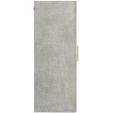 Viseći zidni ormarić siva boja betona 69,5 x 34 x 90 cm | Eponuda.com