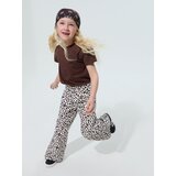 Sinsay Pamučne wide leg traperice s životinjskim uzorkom | shoptok.hr