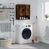Maison Chic Stenska omarica - Zidna omarica dimljeni hrast 60x31x70 cm inženirski les iu1159, (22063243) | Shoptok.si