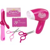 Beauty set for the little lady Hairdressing accessories + battery-operated hairdryer | shoptok.hr