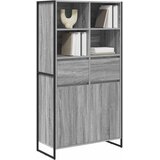  Kreveta 2 pcs Siva Sonoma 81 x 36 x 150.5 cm Konstruirano drvo | shoptok.hr